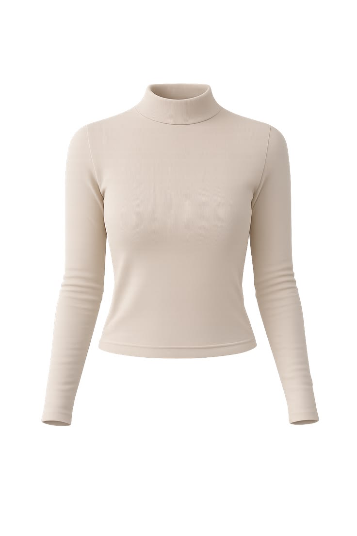beige croptop